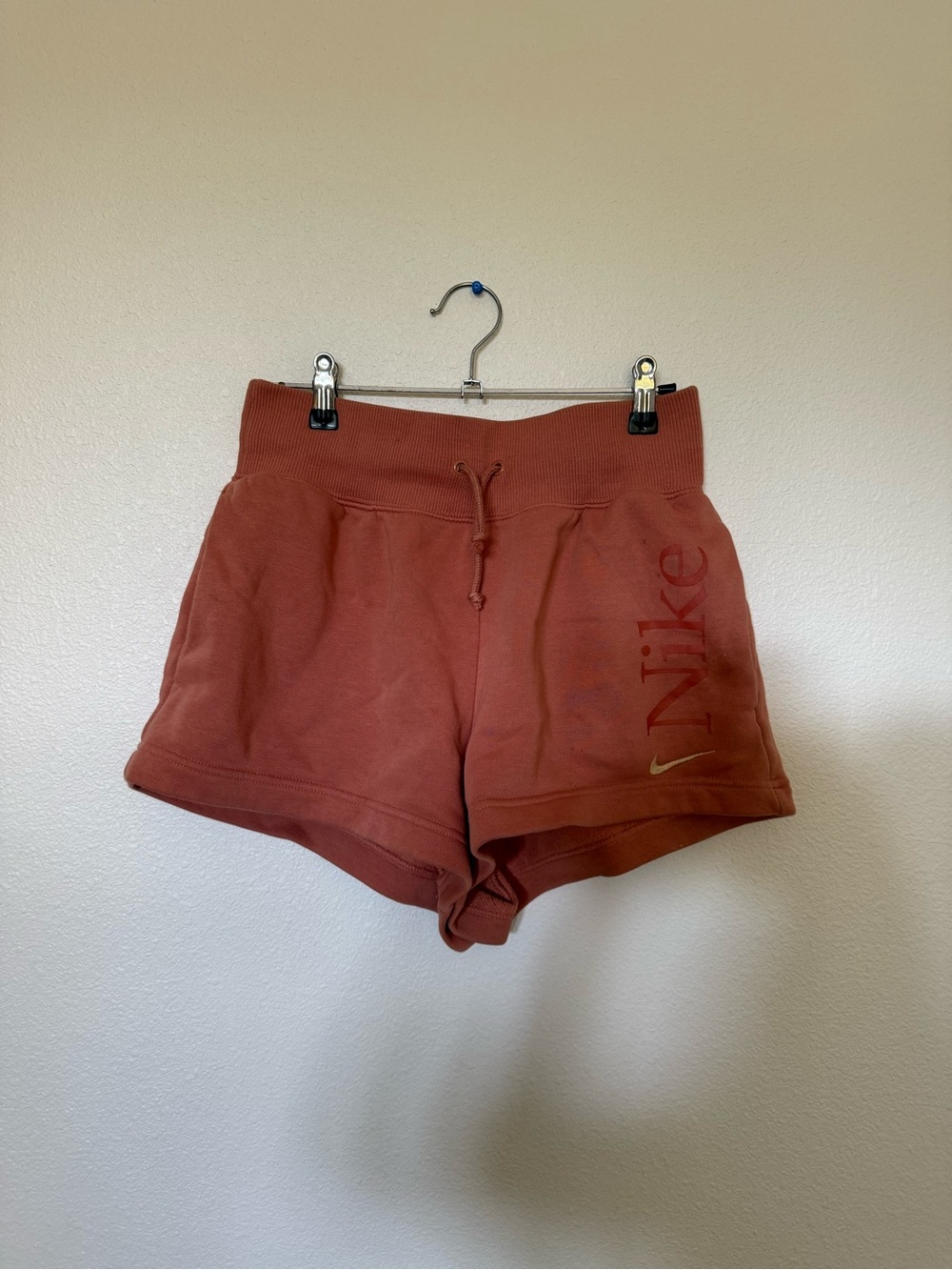 Nike Women's Rusty Orange Pull-On Athletic Shorts